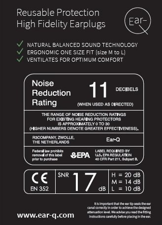 EAR-Q High Fidelity Ear Protection