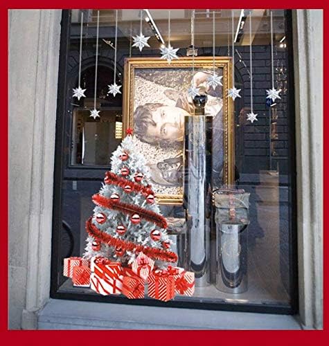 Lovely White Christmas Deer Wall Sticker for Window Home Decor 60x90cm