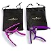 Guitar Capo (2 Pack) for Acoustic Guitars, Ukulele, Banjo, Mandolin, Bass - Made of Ultra Lightweight Aluminum Metal (1.2 oz!) for 6 & 12 String Instruments - Nordic Essentials (Pink+Purple)