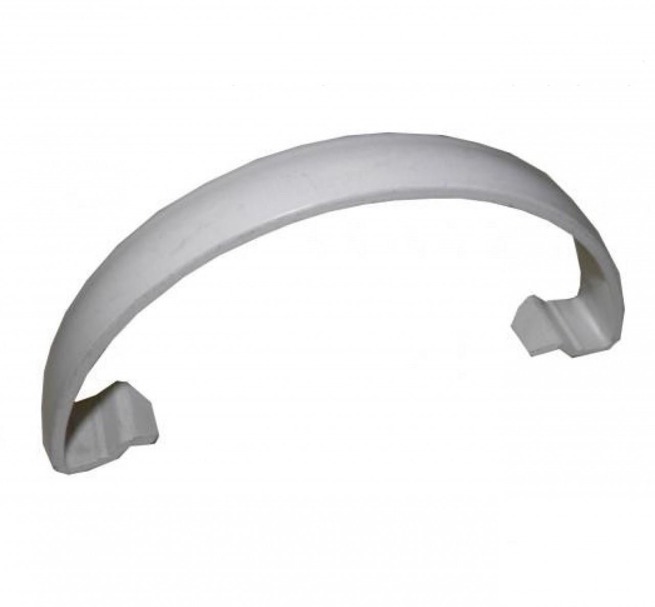 Pack of 4 x RRHC1W Floplast Replacement/Spare Clip for 112mm Half Round guttering White