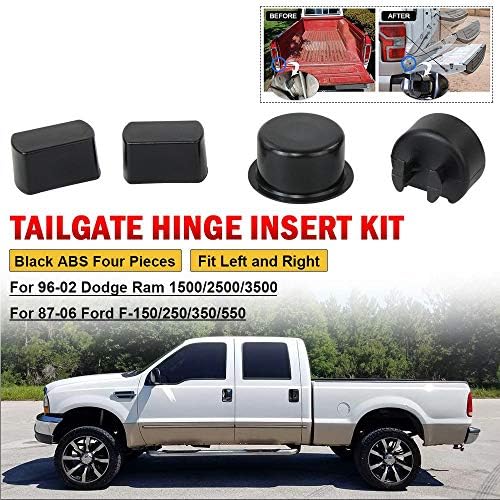 HERCOO Tailgate Bushings Left and Right Tail Gate Insert Kit Compatible