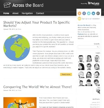 Amazon Com Across The Board Paylane Kindle Store