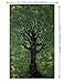RAJRANG BRINGING RAJASTHAN TO YOU Tie Dye Tree of Life Tapestry - Boho Wall Hanging Hippie Living Room Decorative Pure Cotton Bohemian Tapestries - 84 X 54 Inches