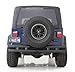 Smittybilt 3 Rear Double Tube Bumper without Hitch (Black) - JB44-R
