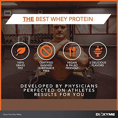 Dioxyme Grass Fed Ultra Whey Protein Powder Whey Isolate and