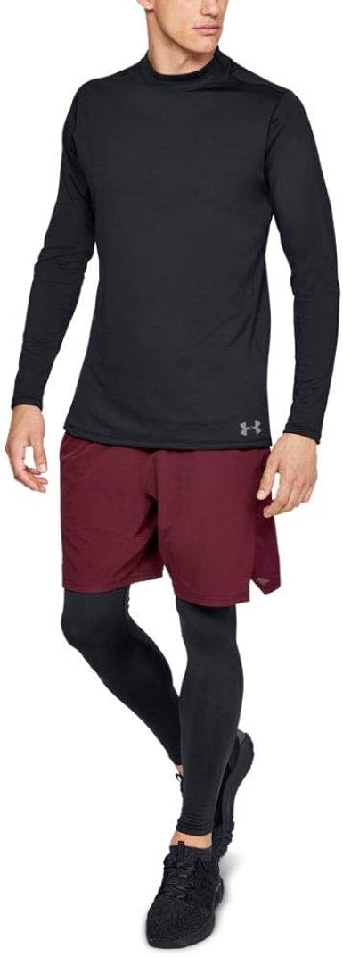 under armour men's coldgear armour compression mock neck long sleeve shirt
