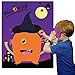 Funnlot Halloween Games for Kids Party Halloween Party Games for Kids Pin The Eye on The Monster Game Halloween Party Games Activities Halloween Pin The Tail (Pin The Eye on The Monster)