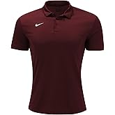 Nike Mens Dri-FIT Short Sleeve Polo Shirt (Dark Maroon, Large)