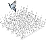 Bird Spikes for Pigeon Small Birds Cats 3M Stainless Steel Anti Bird Spikes Bird