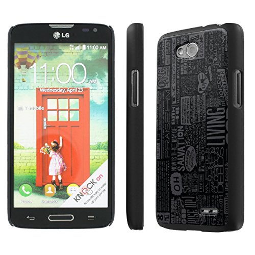 NakedShield LG Optimus L90 (Words) SLIM Art Phone Cover Case