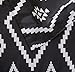Amazon Basics Lightweight Microfiber Bed-in-a-Bag Comforter 7-Piece Bedding Set, Full/Queen, Black Aztec, Printed