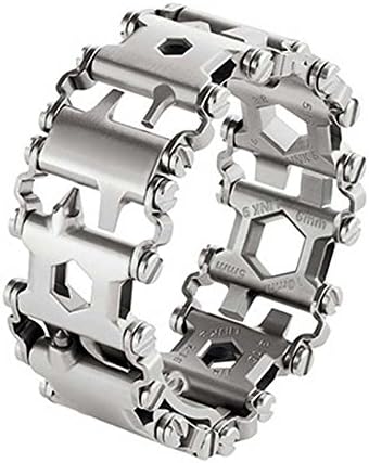 xinzhaodu Stainless Steel Survival Bracelet Multifunction Hiking Camping Outdoor Emergency Tool for Men Women Kid Girl