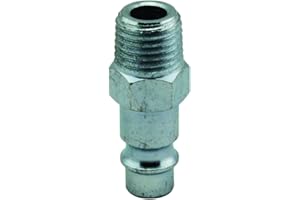 Milton Industries 760-1 1/4" MNPT HIGHFLOWPRO V-Style/European Interchange Steel Air Plug Fitting (High Volume Low Pressure Application) -1 Count (Pack of 10)