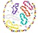 Neliblu Luau Party Supplies, Luau Bulk Party Pack includes 1 9' Jumbo Flower Lei Garland; 144 Paper Hibiscus Parasol Umbrellas; 25 Jumbo 36