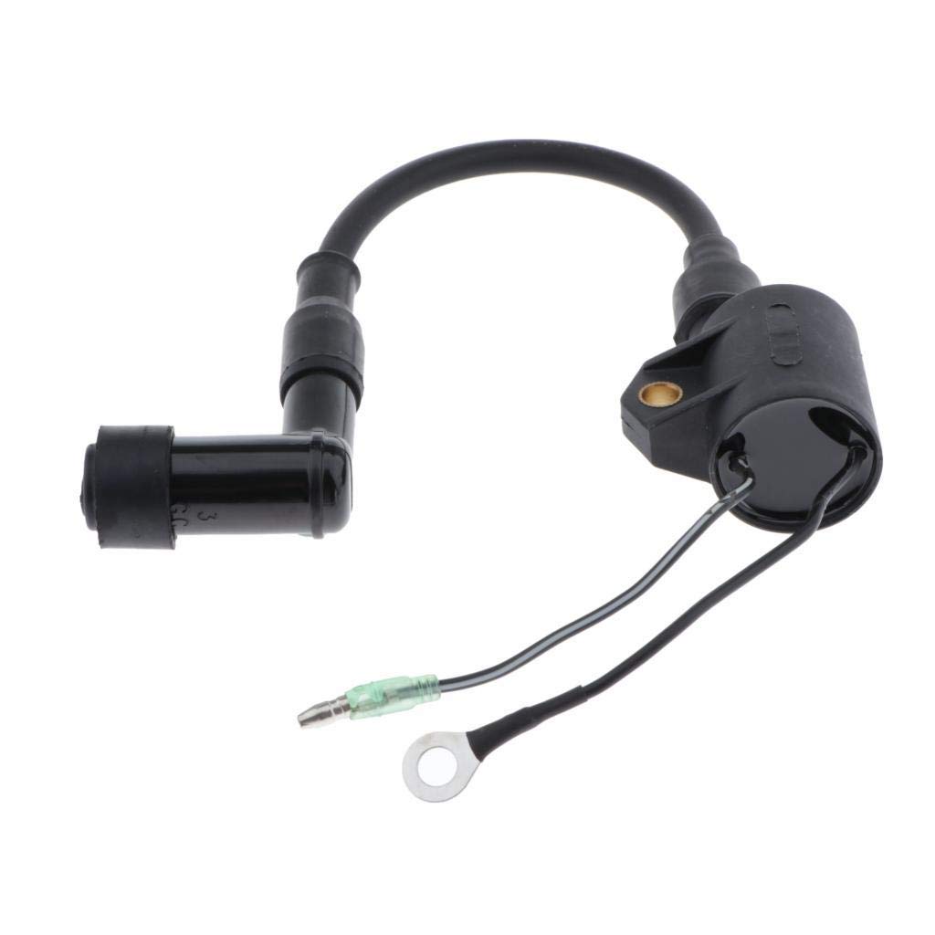 zalati Ignition Coil For Yamaha Outboard 6H5-85570-00 40HP 50HP 2 Stroke 3 Cylinder 6H5-85570
