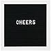 Letter Board 10x10 Inch - Felt Letter Board White Frame R002