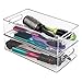 mDesign Plastic Storage Bin with Handles for Organizing Hand Soaps, Body Wash, Shampoos, Lotion, Conditioners, Hand Towels, Hair Accessories, Body Spray, Mouthwash - 14.5