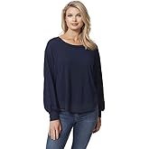 Jessica Simpson Women's Poppy Rib Trim Pullover