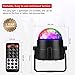 Alviller Party Lights, Led Disco Ball Lights DJ Light Mirror Ball Sound Activated Strobe Light 9 Modes Stage Par Karaoke Lights Lamp (Multicolor2)