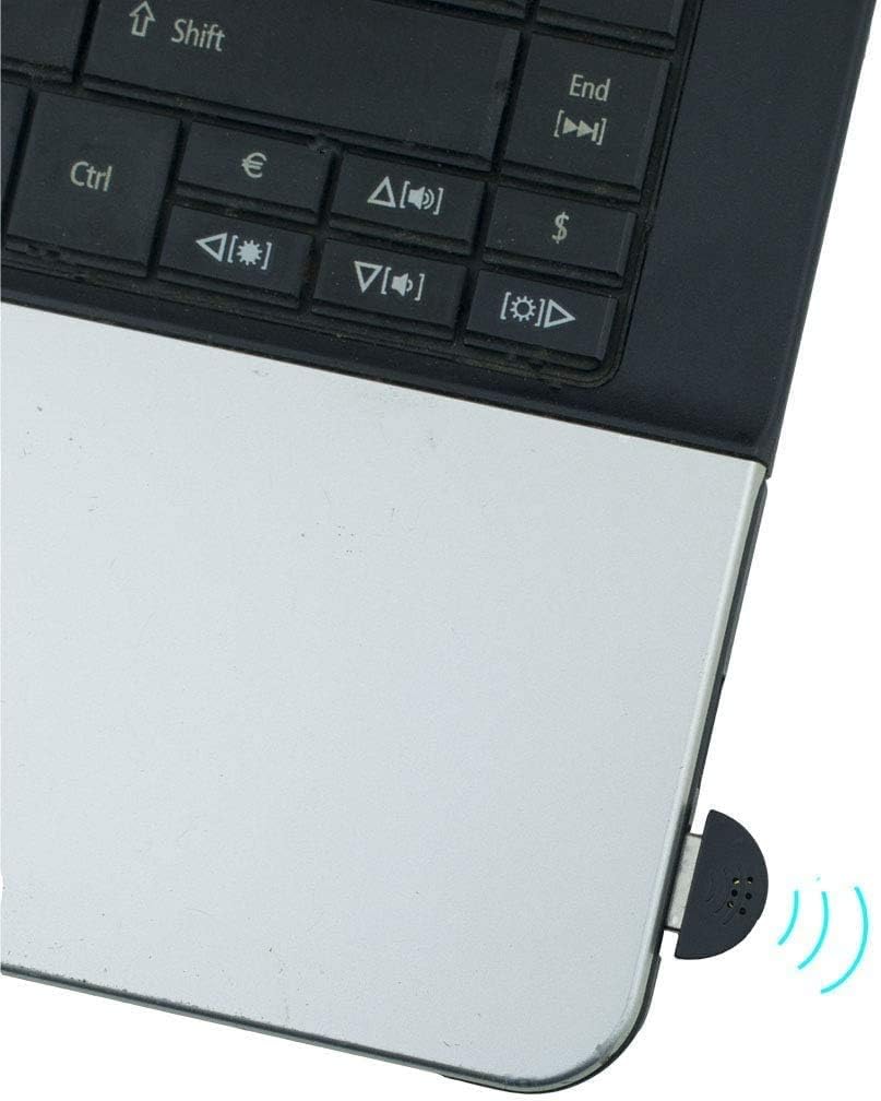USB microphone PC plug-and-play driver-free Mac desktop and laptop microphones are convenient and practical. Mini black is suitable for web chat, games, and video conferencing (Black) - Image 5