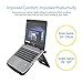 Kensington SmartFit Easy Riser Laptop and Tablet Cooling Stand – Fits Wacom, iPad Pro and Other Tablets and laptops – Black (K52788WW)thumb 4
