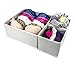 Sorbus Storage Box, White (Set of 6)