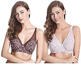 Curve Muse Plus Size Minimizer Underwire Bra with