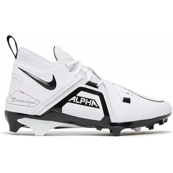 Amazon.com | Nike Alpha Menace 3 Shark Mid CV0582-100 White-Black
