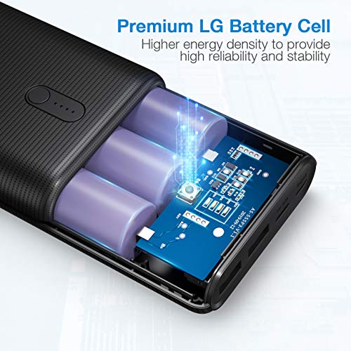 Poweradd 26800mAh USB C Power bank with Power Delivery - 30W Type-C Output and Input Portable Charger for MacBooks, USB C Laptops, iPhone, iPad, Samsung, Huawei & More