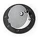 Rugged Ridge | Gas Cap Door, Locking, Textured Black | 11229.06 | Fits 2007-2018 Jeep Wrangler JK/JKU