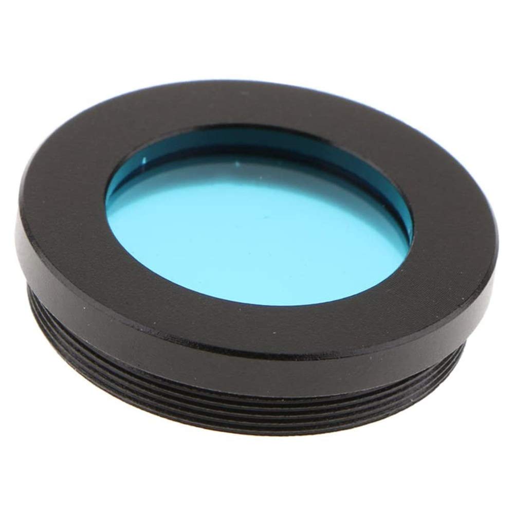 POFET 1.25inch Telescope Eyepiece Filter Lunar Moon Nebula Star Film Greater Detail on Planet Surface - Blue