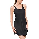 THXSILK 6A+ 100% Mulberry Silk Nightgown for Women, 22 Momme Sexy Silk Slip Dress, Round Neck Short Sleepwear