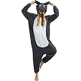 Newromper Adult Wolf Onesie Cosplay Costume Halloween Outwear