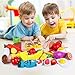 32Pieces Play Food Toys Set Wooden Magnetic Fruits and Vegetables Cutting Kids Play Kitchen Accessories Kit for Toddlers Boys and Girls
