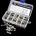 Deliy 160pcs Fast-blow Glass Fuses Quick Blow Car Glass Tube Fuses Assorted Kit Amp