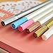 Caroyla Metallic Markers, 12-piece Metallic Marker Pens Set for Card Making, Adult Coloring Books, Art Rock Painting, Pottery, DIY Photo Album, Scrapbook, Wedding Craft