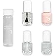Dazzle Dry Mini Kit 4 Step System - Livin' La Vida Yoga, a soft and pale creamy pink with a hint of diamond dusted shimmer. Semi-sheer cream. (5 Piece Kit / 5 Manicures)