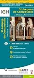 St-Jacques-de-Compostelle: Moissac - Roncevaux GR65-2 1:100K IGN (French Edition) by 