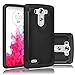 LG G3 Vigor Case, LG G3 Mini Case, Tekcoo(TM) [Tmajor Series] [Black] Shock Absorbing Hybrid Rubber Plastic Impact Defender Slim Hard Case Cover Shell for LG G3 Vigor,G3 Mini LS885 D725