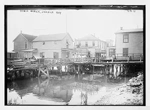 Historic Photographs, LLC Photo: Goose Creek,Houses on The Water,Jamaica Bay,Nassau County,N.Y,White House