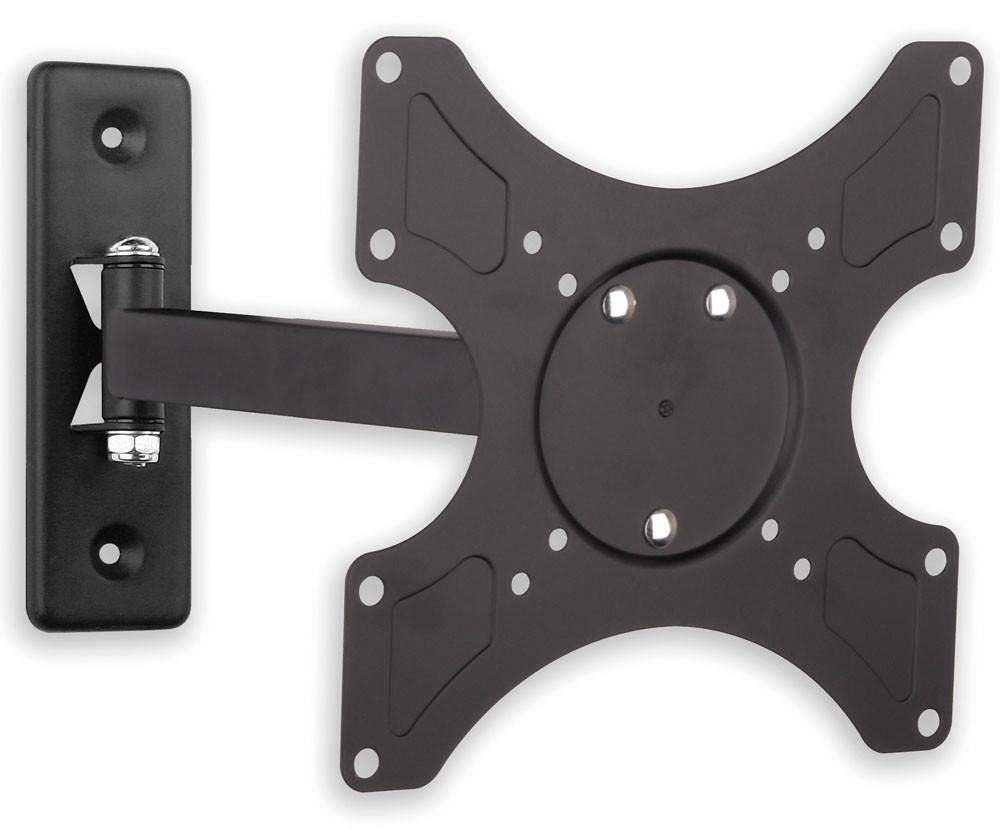 Techly 301443 Wall Mount for LCD LED TV 19-37" Tilting 2 Joints Black Black
