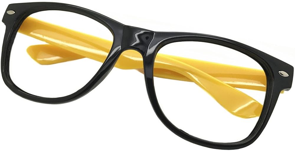 FancyG Classic Retro Fashion Style Glasses Frame Eyewear NO LENS - Matte Black: Clothing