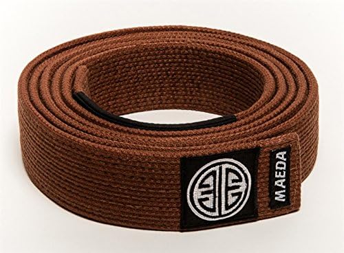 Maeda Brand Gi Material BJJ Belts - Brown - A0