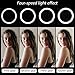 UMsky Selfie Ring Light,Universal Phone Selfie Ring Light,Portable LED Selfie Light Ring Lights for Android/iPhone, LED Ring Light, Rechargeable Brightness Portable Selfie Light Ring (Pink)
