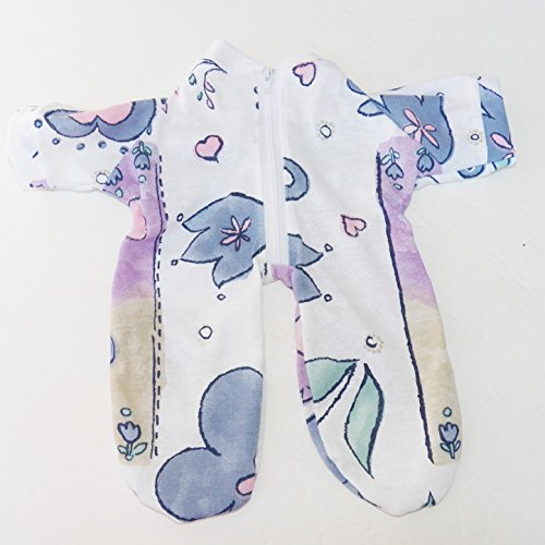 Cabbage Patch Doll Clothes fits 16" girl Includes One Pajamas 'Emma loves Flowers and Hearts' - NO DOLL