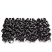 FASHION LINE Brazilian Body Wave/Water Wave/Deep Wave/Funmi/Human Hair Bundles Unprocessed Human Hair Natural Black(Water Wave, 4 Bundles)