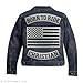 VEGASBEE CHRISTIAN REFLECTIVE EMBROIDERED IRON-ON PATCH LOW ROCKER FOR BIKER JACKET RIDER VEST SIZE XL 12