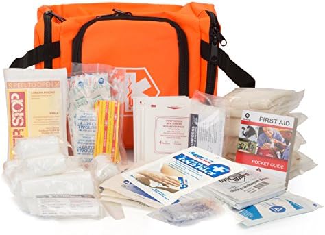 Eco Medix First Aid Kit Emergency Response Survival Bag Fully Stocked (Orange)