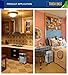 4 Gallon Trash Bags,Small Garbage Bags Kitchen Trash Bags for Bathroom Office Home(Black & Sliver)