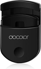 Docolor Portable Eyelash Curler w/ 1 Silicone Refill - Mini Travel Makeup Tool view 8